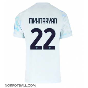 Billige Fotballdrakt Inter Milan Henrikh Mkhitaryan #22 Replika Bortedrakt 2025-26 Kortermet